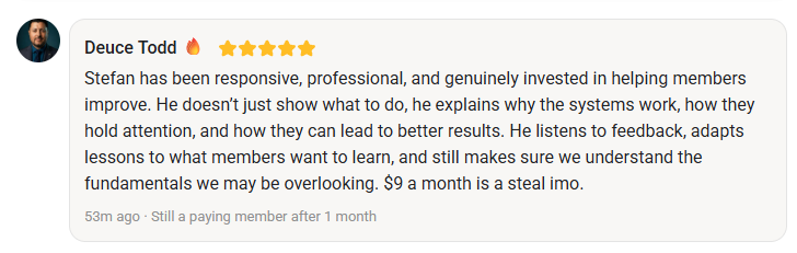 Deuce Todd, 5-star Skool review: $9 a month is a steal